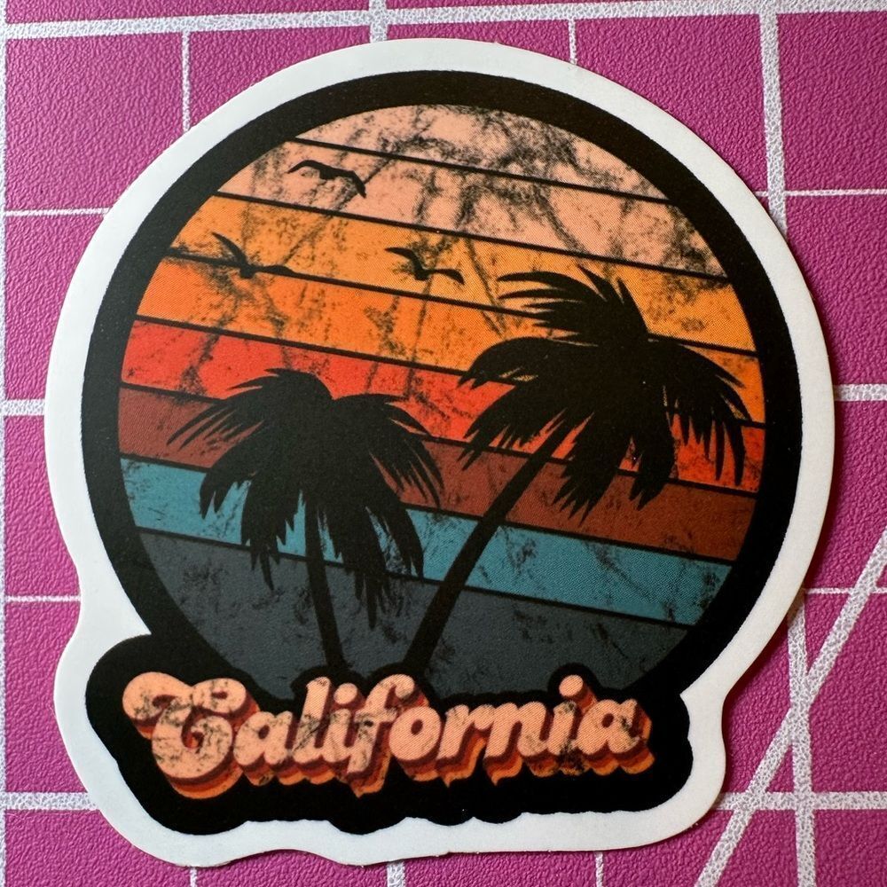 💜13/$13 +Bundle Sticker Sale | Travel California Waterproof Sticker